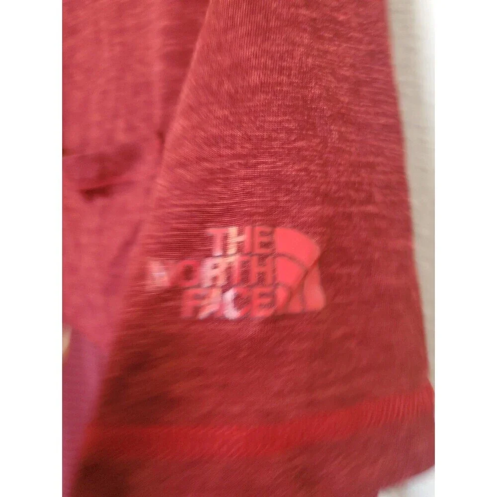 The North Face‎ T-shirt Flash Dry 100% Polyester Men's L Maroon Short Sleeve Tee - Picture 10 of 16